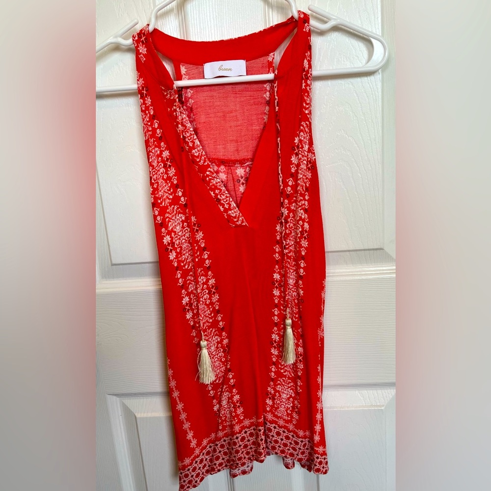 Braeve | Anguilla tassel tank | small